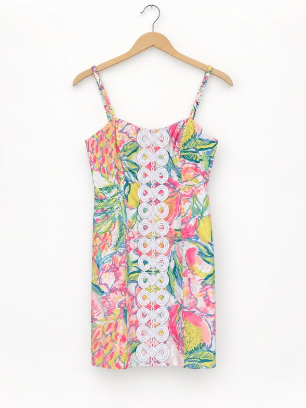 Lilly Pulitzer Tropical Trim Dress Size 2